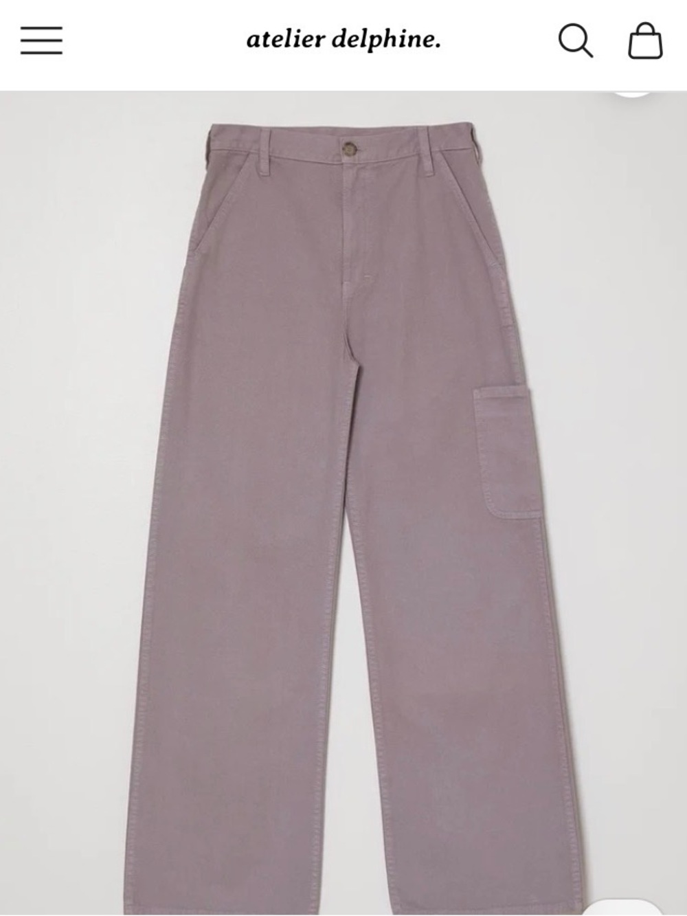 Atelier Delphine BISHTI PANT IN HEAVYWEIGHT TWILL